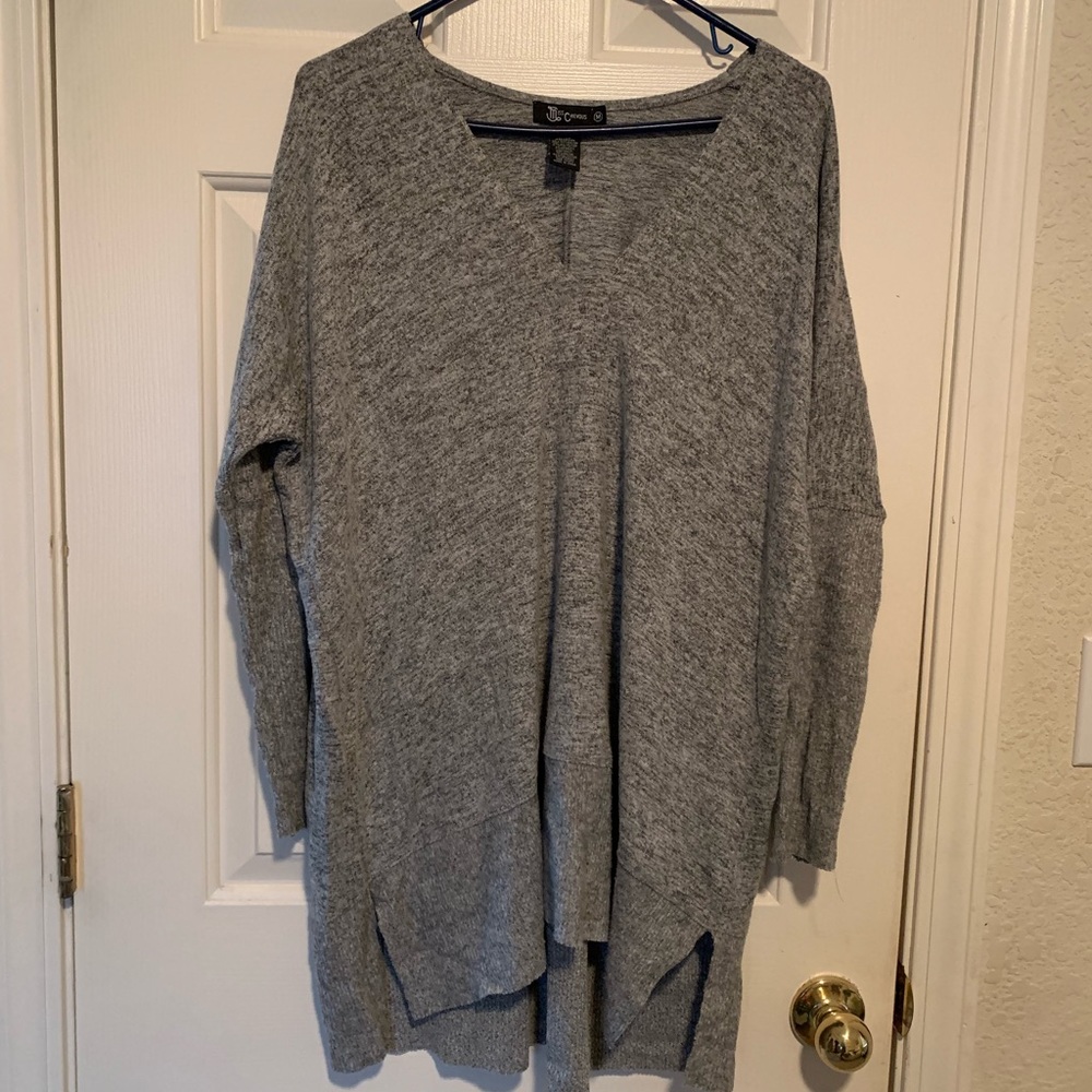 Deep V Tunic Sweater